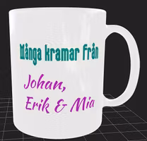 Mors dag present - Personlig mugg
