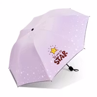 Lila paraply "Du är min stjärna"