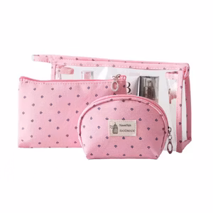 Rosa necessär 3 i 1