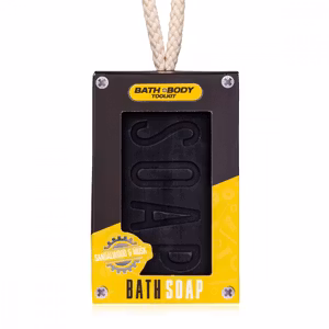 Maskulin tvål på rep