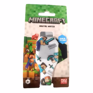 Minecraft digital armbandsur självlysande