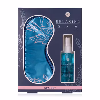 Spa presentset ögonmask och kuddspray
