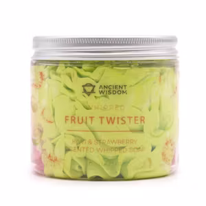 Vispad tvål i burk Jordgubb & Kiwi, 160gr