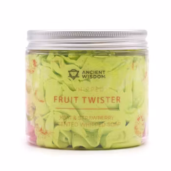 Vispad tvål i burk Jordgubb & Kiwi, 160gr