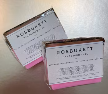 Handgjord tvål Rosbukett