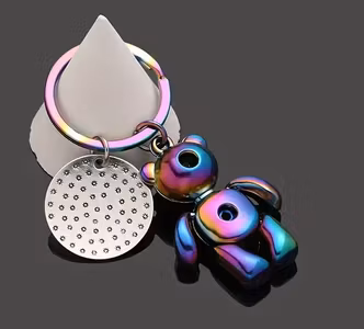 Nyckelring Nalle med flexibla armar