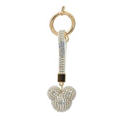 Nyckelring nalle strass