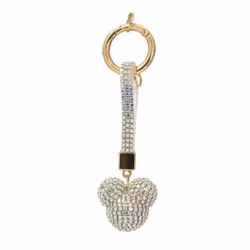 Nyckelring nalle strass