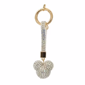 Nyckelring nalle strass