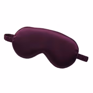 Lyxig sovmask plommonfärg