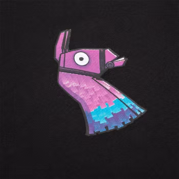 Fortnite T-shirt svart med lama