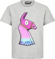 Fortnite T-shirt Grå med stor lama