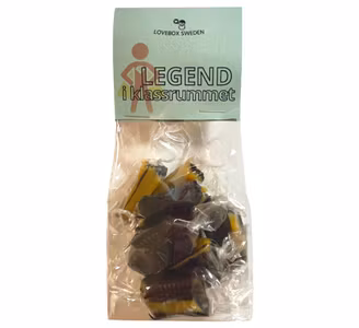 Personligt godis - Citron & saltlakrits kolor 70gr