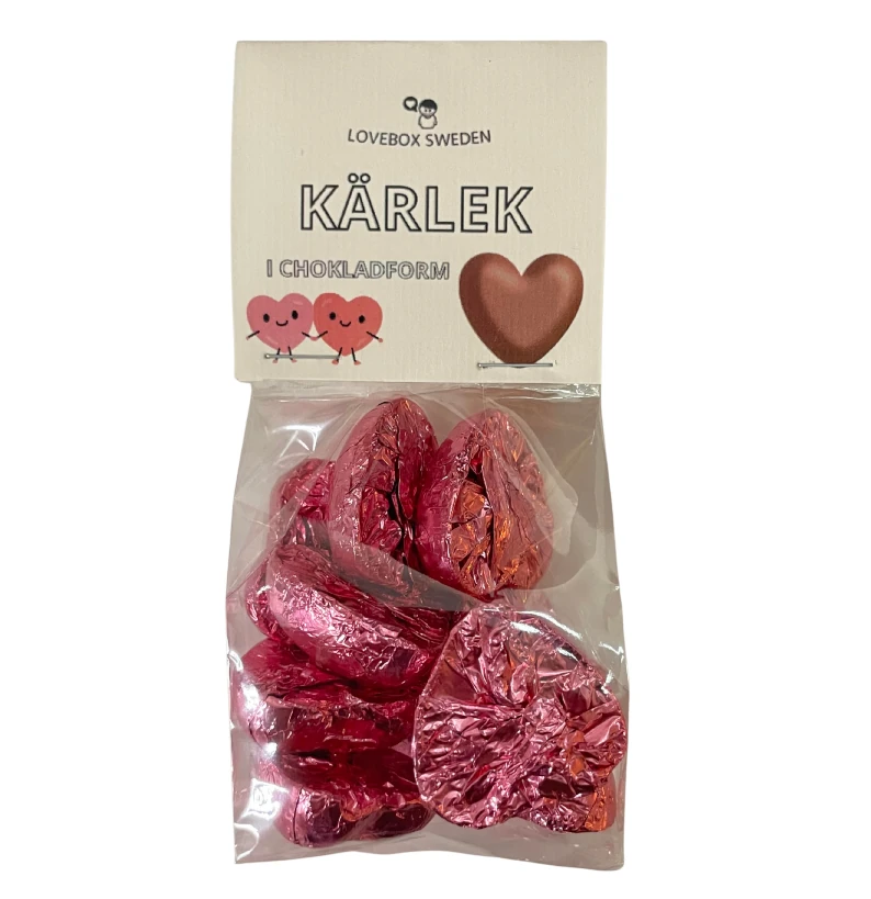 Kärlekspresent till henne choklad