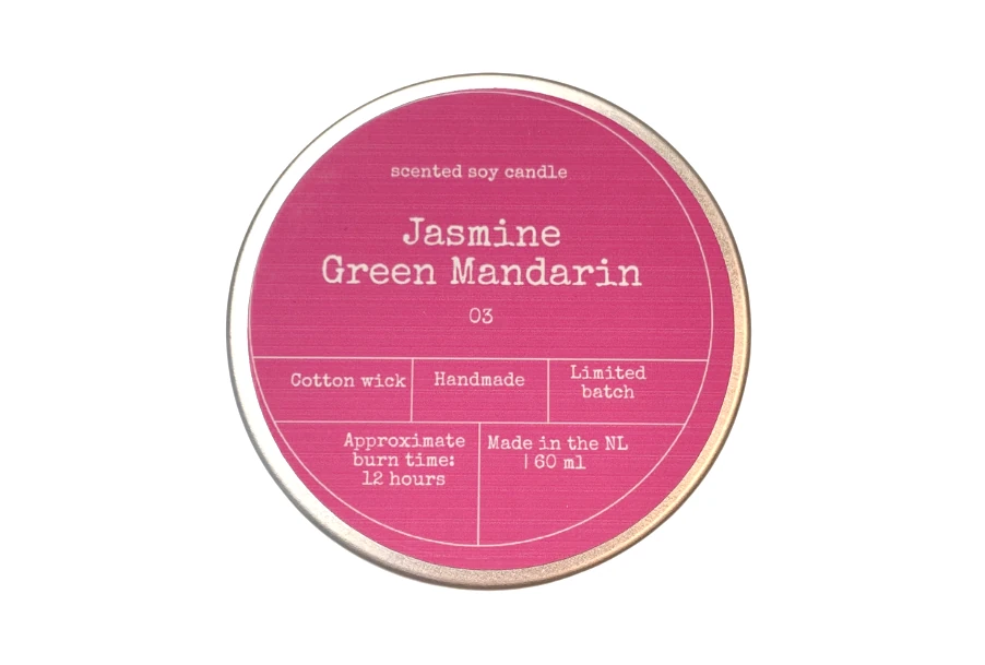 Sojavaxljus i plåtburk - Jasmine o Mandarin