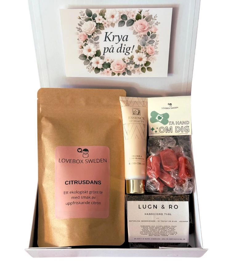 Krya på dig present