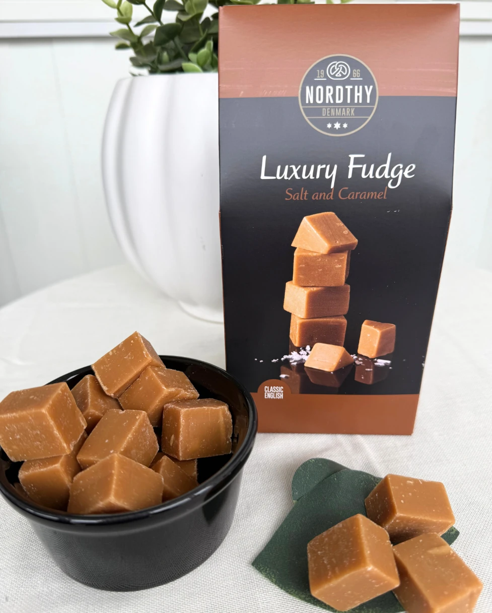 Fudge med salt och caramel