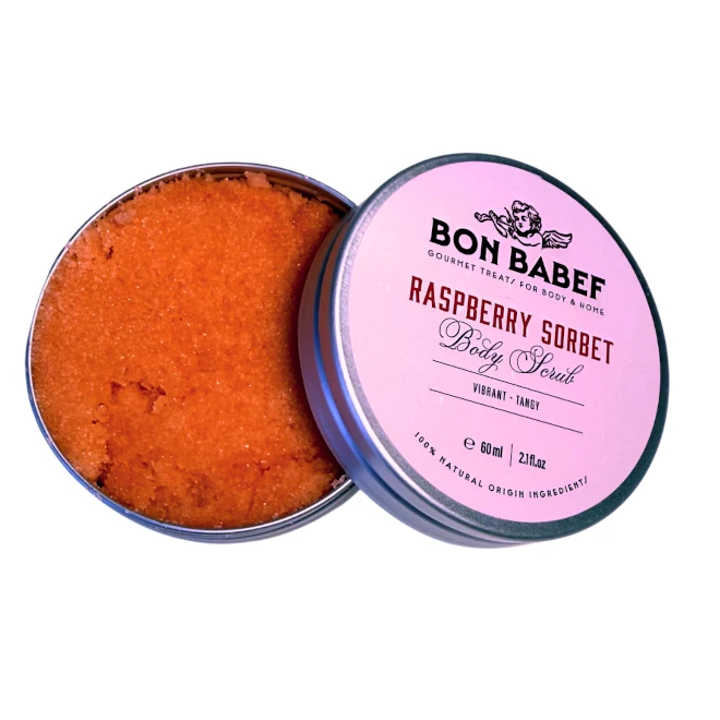 Body Scrub - Hallonsorbet