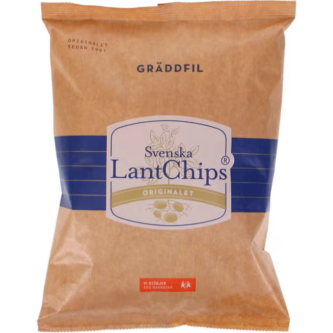 Svenska Lantchips Gräddfil