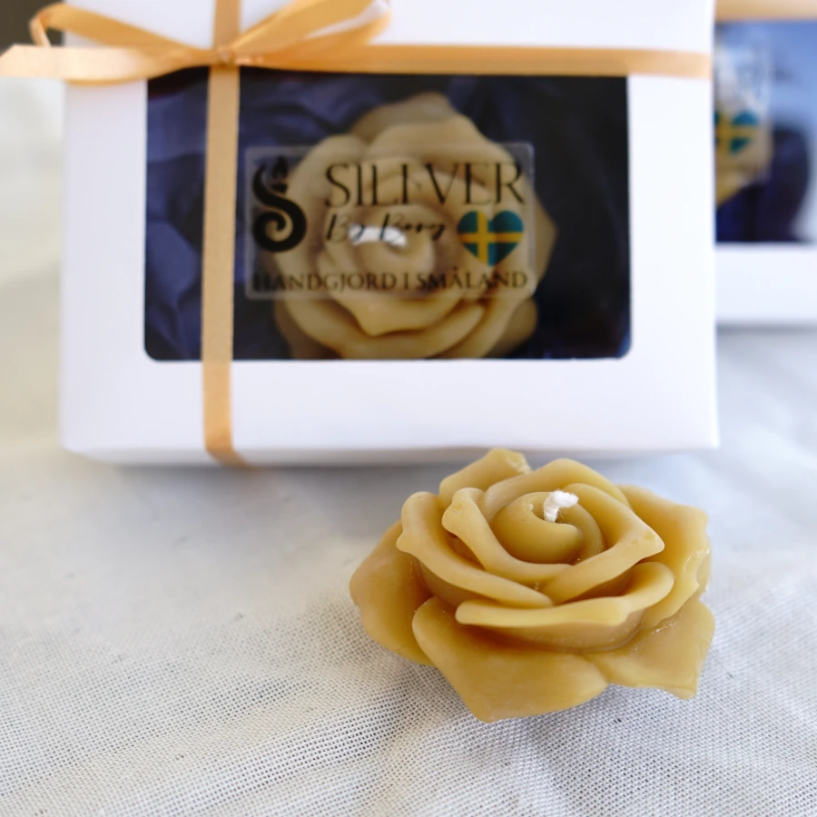 Beeswax Candle Rose 1 pack