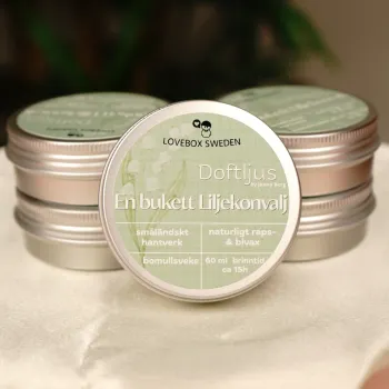 Scented candle Lily of the valley Swedish made