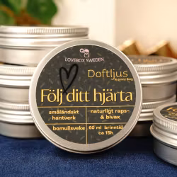 Doftljus Följ ditt hjärta svensktillverkat