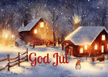 Färdigt julkort