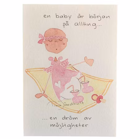 Enkelkort En baby