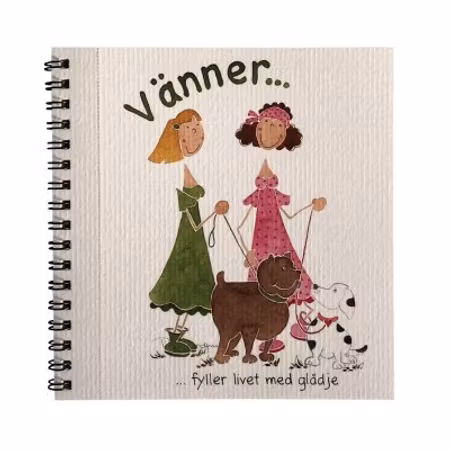 Vykortsalbum Vänner