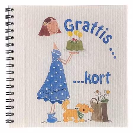 Vykortsalbum Grattis