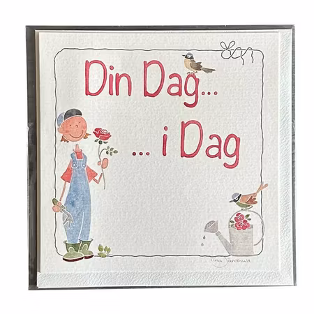 Dubbelkort m kuvert, Din Dag i Dag