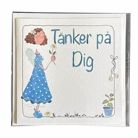 Dubbelkort m kuvert, Tänker på Dig