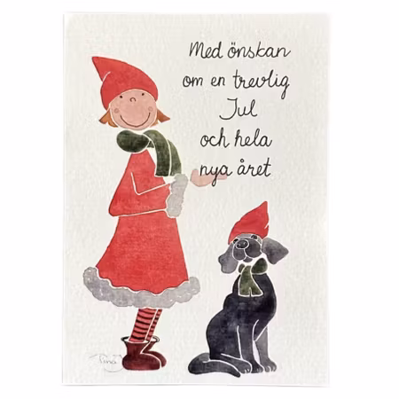 Julkort Med önskan om