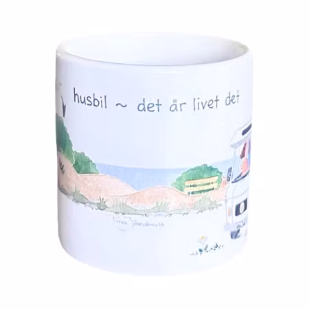 Kaffemugg Husbil, 180 ml