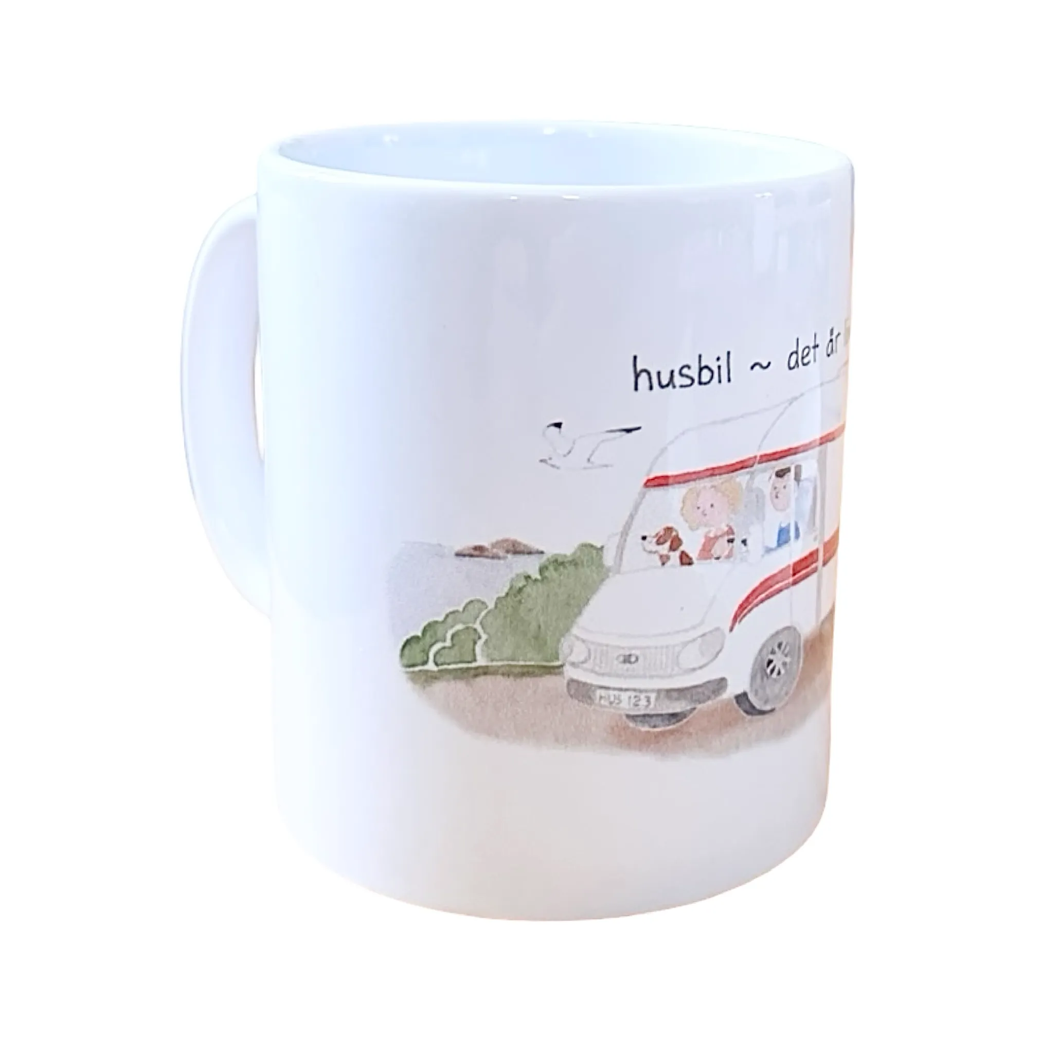 Mugg Husbil, röd