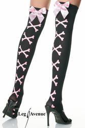 Crossbone Thigh Highs