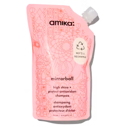 AMIKA Mirrorball High shine + protect antioxidant shampoo REFILL 500ml