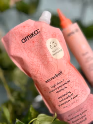 AMIKA Mirrorball High shine + protect antioxidant shampoo REFILL 500ml