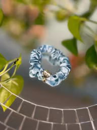 Stella Details Scrunchie Turkos