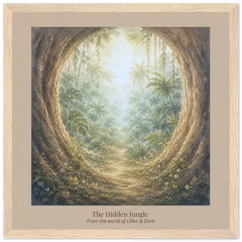The Hidden Jungle – Storybook Art Print