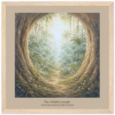 The Hidden Jungle – Storybook Art Print