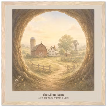 The Silent Farm – Storybook Art Print