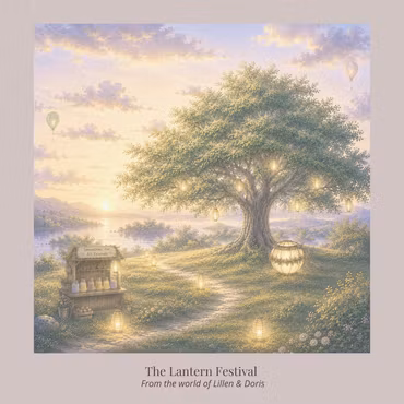 The Lantern Festival – Storybook Art Print