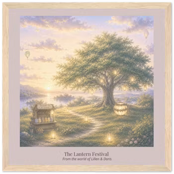 The Lantern Festival – Storybook Art Print