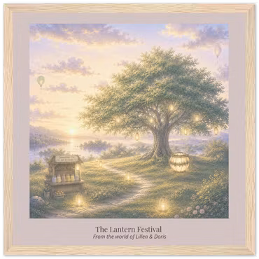The Lantern Festival – Storybook Art Print