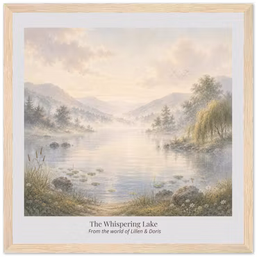 The Whispering Lake – Storybook Art Print