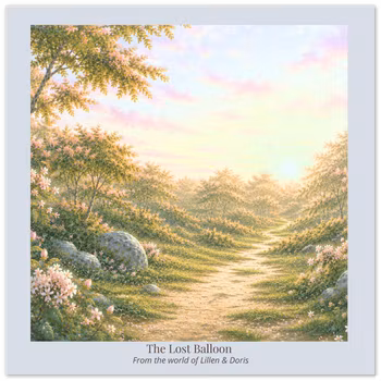The Lost Balloon - Storybook Art Print