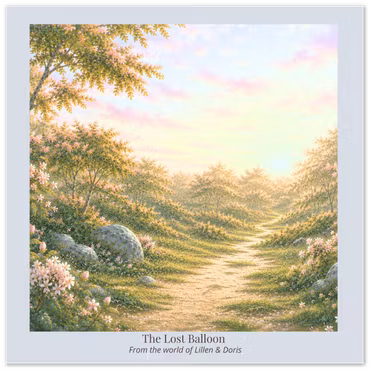 The Lost Balloon - Storybook Art Print