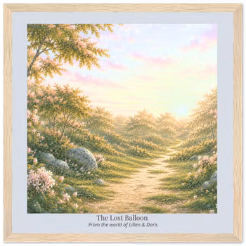 The Lost Balloon - Storybook Art Print