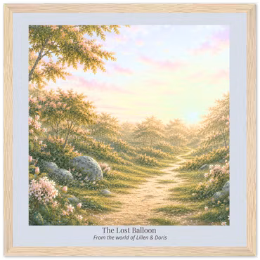 The Lost Balloon - Storybook Art Print